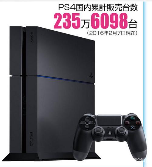 PS4日本两周年销量公布