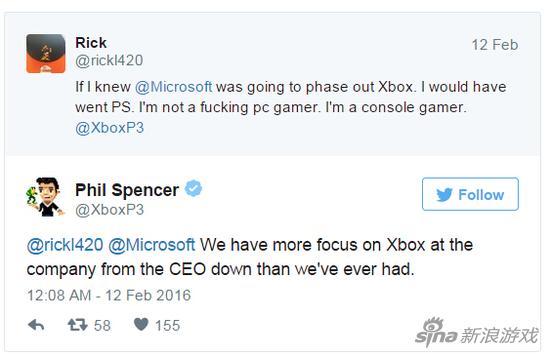 Phil Spencer强调他们依然重视XboxOne