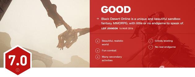 真实而美丽的MMORPG世界 《黑色沙漠》IGN 7.0分
