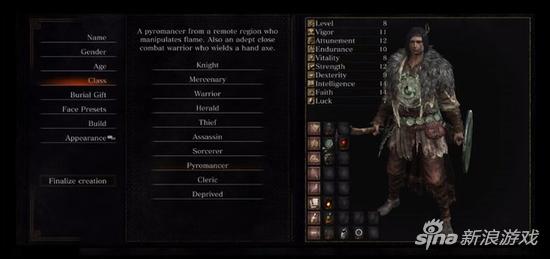 新人入坑莫要怕 《黑暗之魂3》十大职业解析_电视游戏-新闻_新浪游戏_新浪网