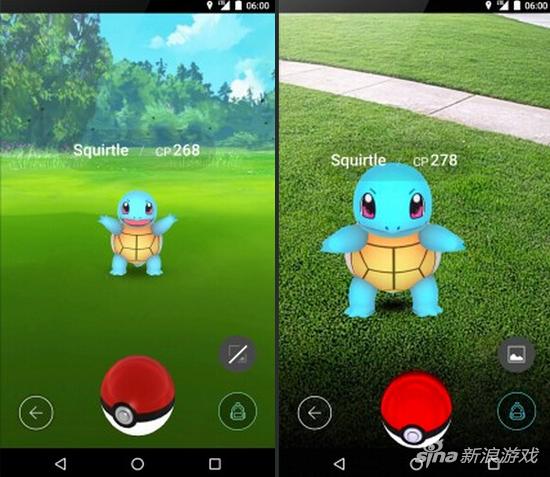 《口袋妖怪Go》官方截图放出 手机就是精灵球_电视游戏-新闻_新浪游戏_新浪网