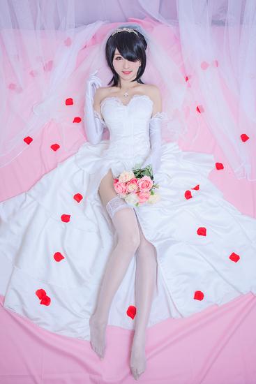 婚纱白丝_婚纱情侣头像