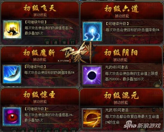 图4 光武被动技能