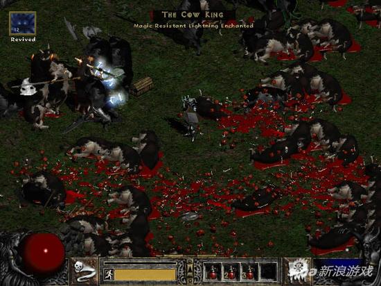 暗黑破坏神2中的奶牛关