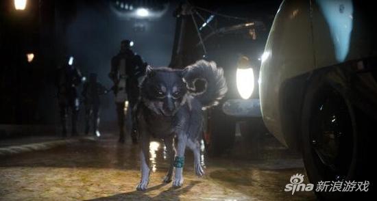 《最终幻想15》中的小黑狗“Umbra”