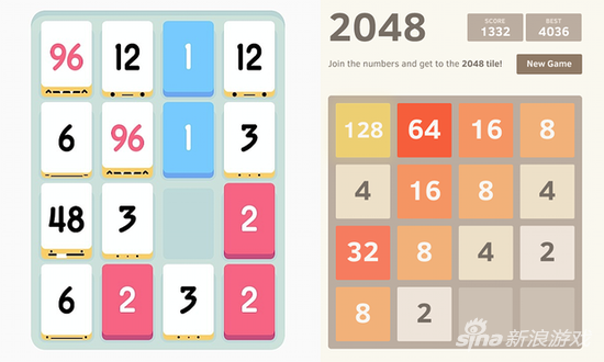 Threes vs 2048