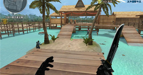 灵活走位把握时机制胜 CF团队模式刀战海滩派