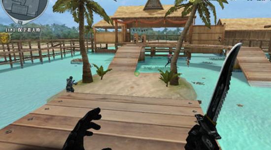 灵活走位把握时机制胜 CF火线刀战地图海滩派