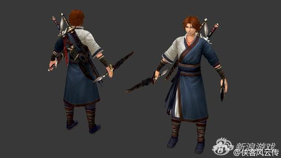 《侠客风云传前传》人物建模图公开 形象大幅