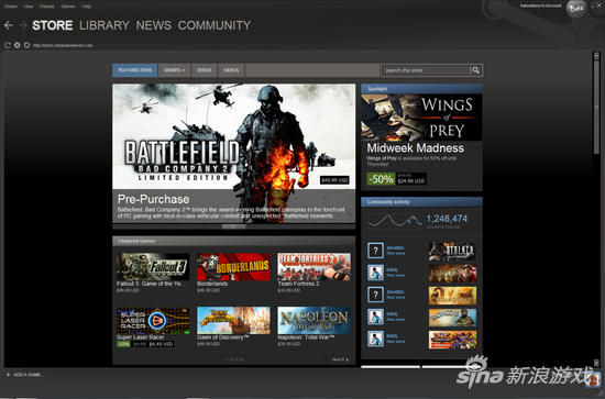 社区化的玩家交流是Steam重要的一部分