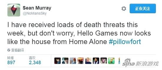 《无人深空》宣布游戏跳票 制作人遭受玩家死亡威胁
