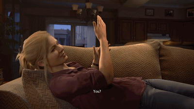 外国玩家khcloud遇到了#神秘海域4#的诡异bug,过场动画中德雷克