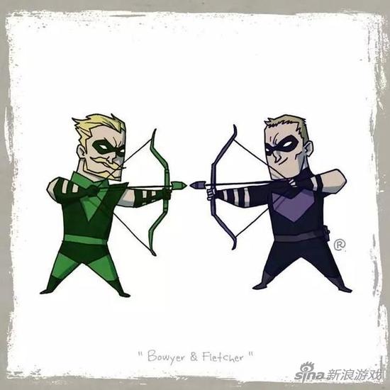 DC：绿箭 VS 漫威：鹰眼