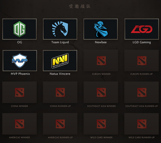 国际邀请赛参赛队伍公布 newbee lgd受邀-dota2官网合作专区-dota2激活码-dota