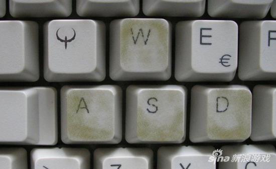 如今你的键盘上最容易磨损的四个键或许就是WASD