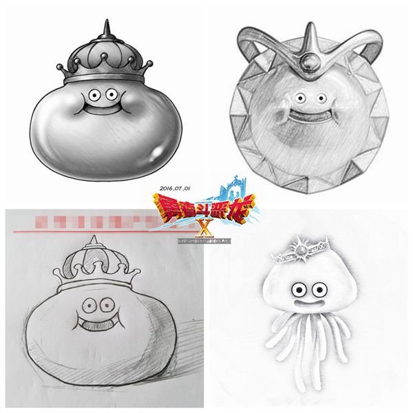 玩家投稿绘制的史莱姆作品