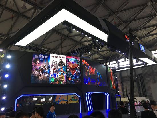 竞技游戏风靡游戏展 当电竞走进ChinaJoy