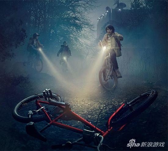 最近火爆的 Stranger Things 也是复古科幻路线