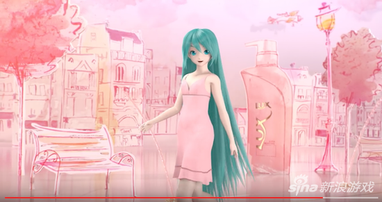 初音大秀披肩长发