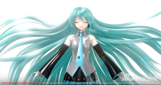 初音大秀披肩长发