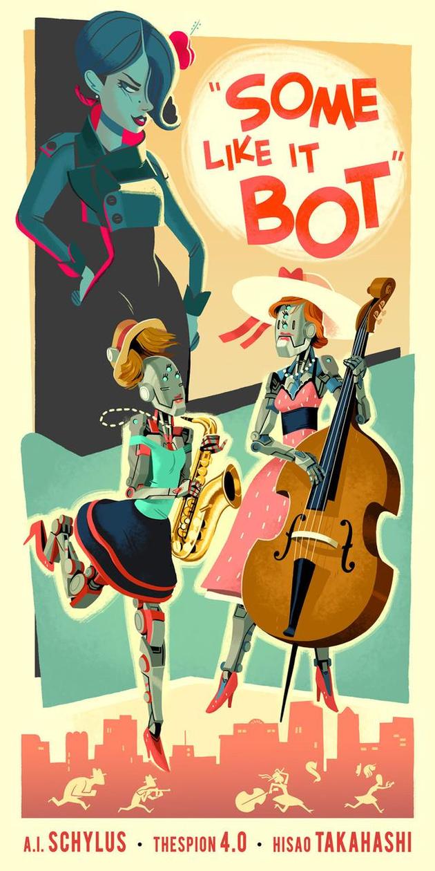 守望先锋官方出品:好莱坞墙上的海报艺术微喷版本