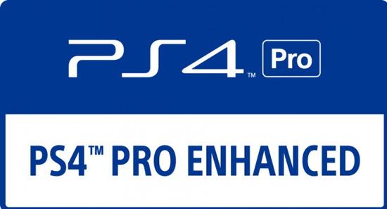 支持PS4 Pro模式的游戏专属标识