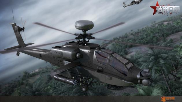 CG中的AH-64D阿帕奇