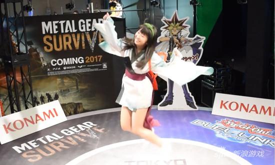Konami的showgirl,开心到飞起来~