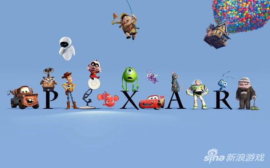 皮克斯旗下有众多经典的动画角色