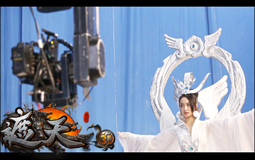 宋茜饰演狠人大帝《遮天3D》MV拍摄花絮首曝