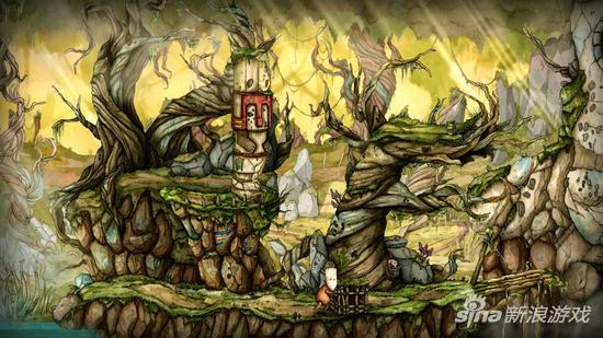 游戏在风格和玩法上和《奥日与黑暗森林》很相似
