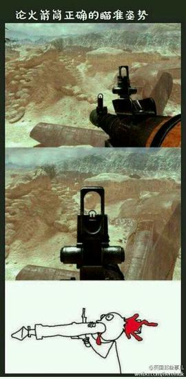 如果FPS游戏中的持枪姿势出现在现实中