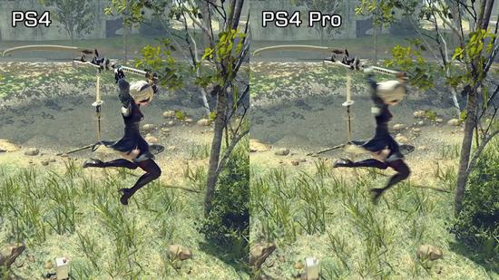 PS4 Pro的动态模糊非常明显