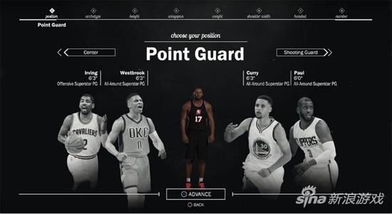 （《NBA2K17》中玩家可以更加细化地塑造自己的球员）