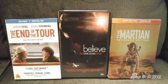 三部电影：《旅行终点》、《信仰：艾迪·伊扎德的故事》、《火星救援》
