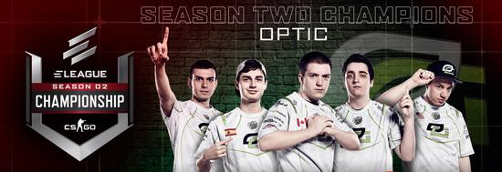 OpTic勇夺ELEAGUE S2赛季桂冠，至此大小型赛事冠军之名由群雄割据，2017必是大争之世