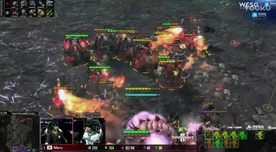 Maru的兵种组合也绝非MMM那么简单