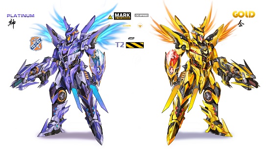 QQ飞车首发黄金神兽、白金神兽、光天使幻化