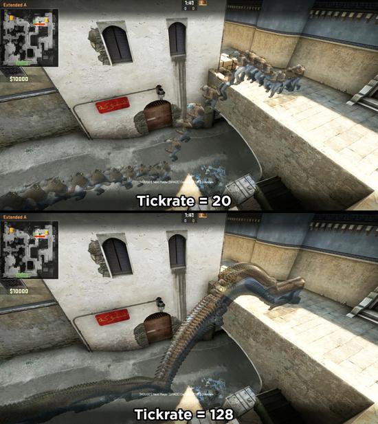 ͼ2-20 tickrate128 tickrateķжԱʾͼ