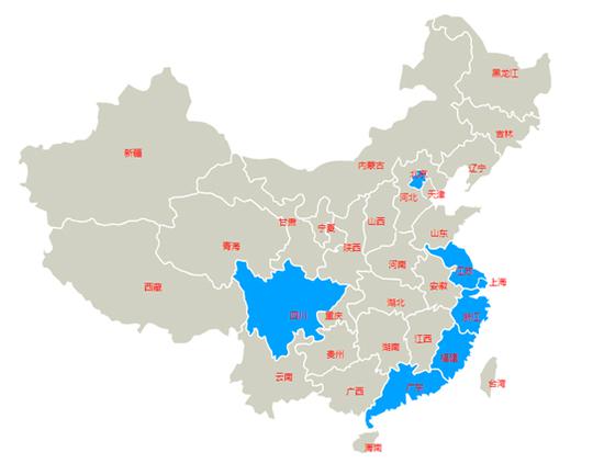中国游企地图