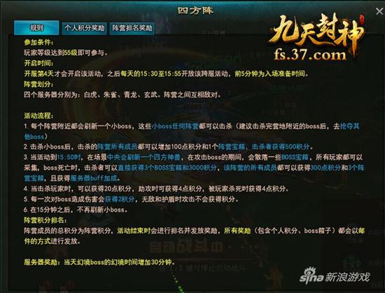 四方阵规则
