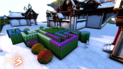《天下3》彩色迷宫 开启花园探险