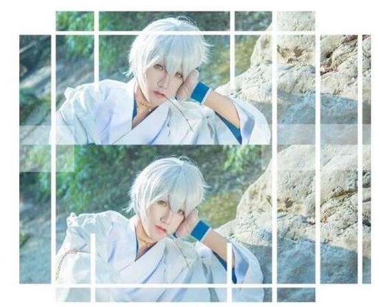 鹤丸国永,平安时代刀匠五条国永的成名作,在游戏《刀剑乱舞》中作为刀剑拟人化角色,身份是太刀,年纪比三日月宗近小,而且三日月宗近已经自称爷爷了,所以鹤丸国永也被称之为姥爷。高颜值coser给我们带来了刀剑乱舞鹤丸国永cos,温柔的姥爷快到怀里来!