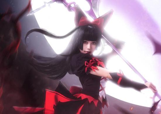 奇幻自卫队麦丘利COS 萝莉死神_网络游戏-新闻_新浪游戏_新浪网