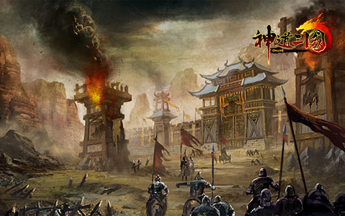 《神道三国》场景原画