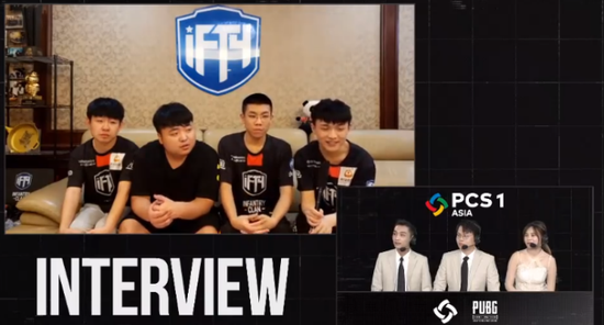 PCS1东亚洲际赛上半程结束,iFTY战队领跑积分榜