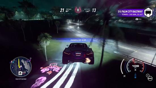 IGN发布《极品飞车:热度》试玩视频 光怪陆离城市飙车