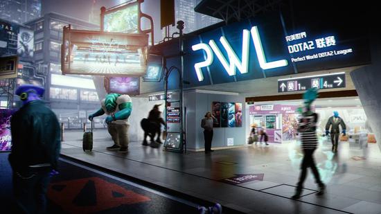 揭秘PWL海报小细节——入夜的地铁站：好汉出没，霓虹闪动