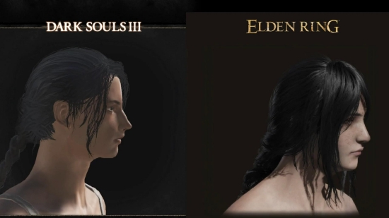 《艾尔登法环》与《黑魂3》角色定制对比 逼真吸睛