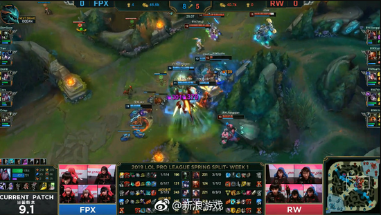 FPX VS RW 1:0 FPX获得胜利